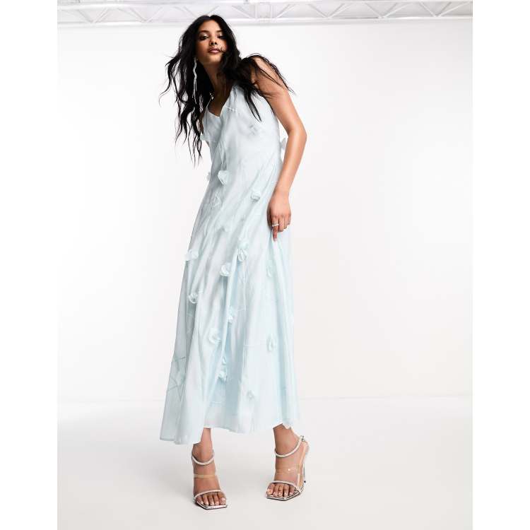 Asos ice store blue dress