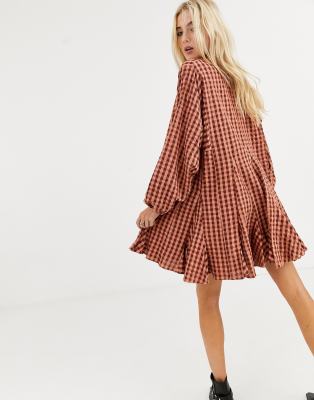 asos seersucker dress