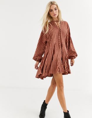 asos seersucker dress