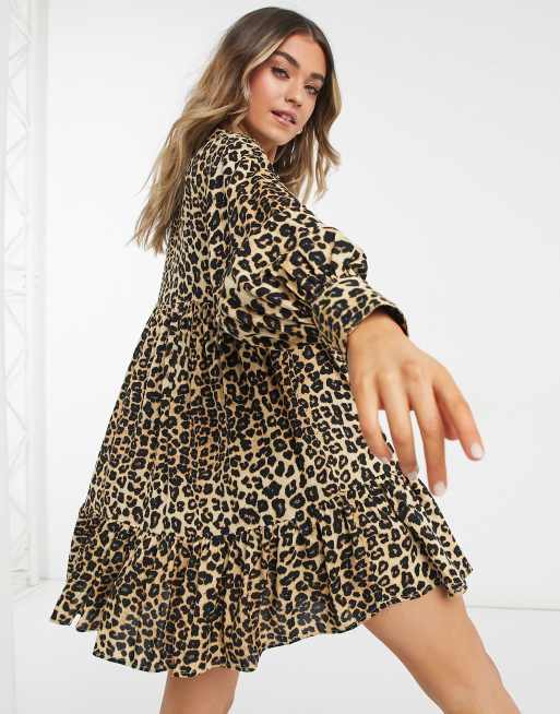 Asos animal print store dress