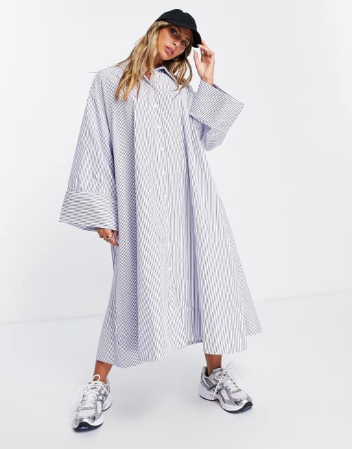 Baseball striped dress  Latest fashion clothes, Shirt dress outfit, T shirt  dress asos