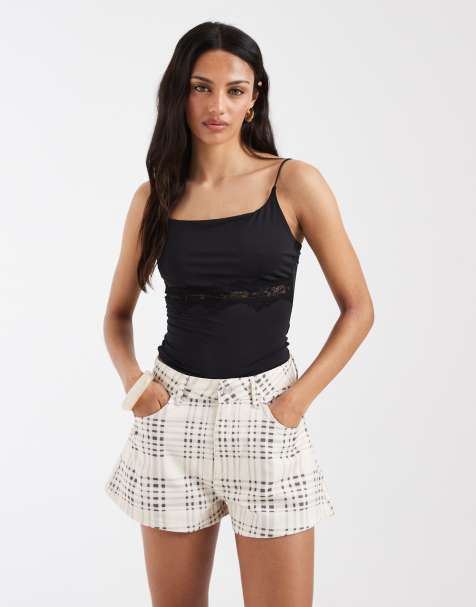 ASOS DESIGN – Trapezowe szorty w kratkę - view 1