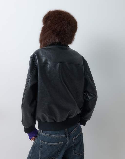 ASOS DESIGN trapperhat i imiteret pels i chokolade, 5 af 5