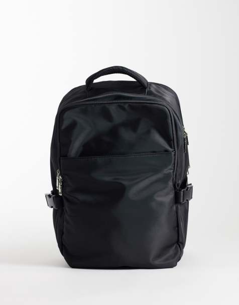 ASOS DESIGN travel backpack in black - view 1