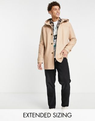 Vestes et manteaux Trench-coat à capuche imperméable - Taupe