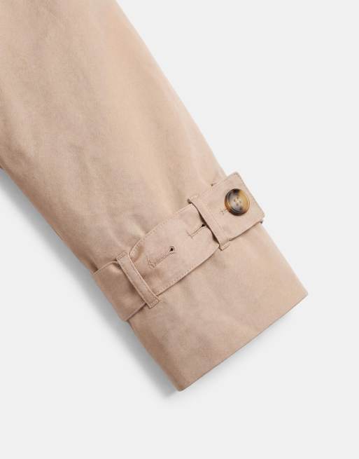 ASOS DESIGN - Trench-coat à détail foulard - Taupe, 8 de 10