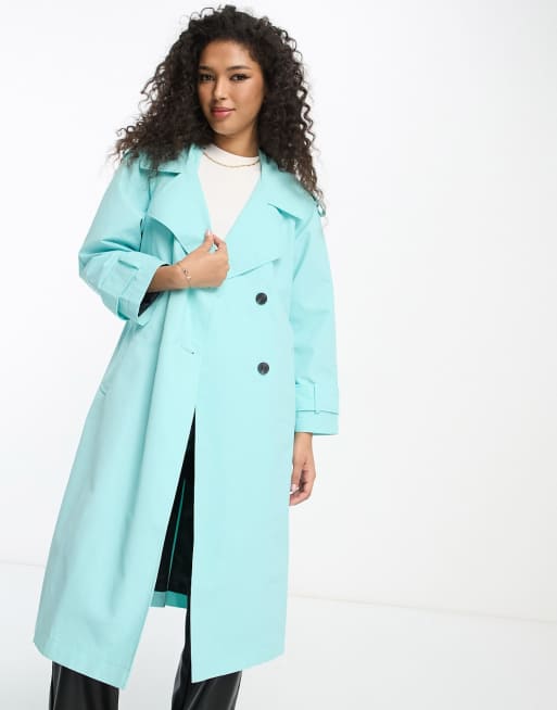 ASOS DESIGN Trench coat Bleu ASOS