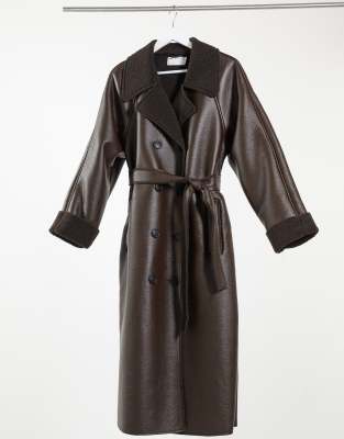 trench coat marron