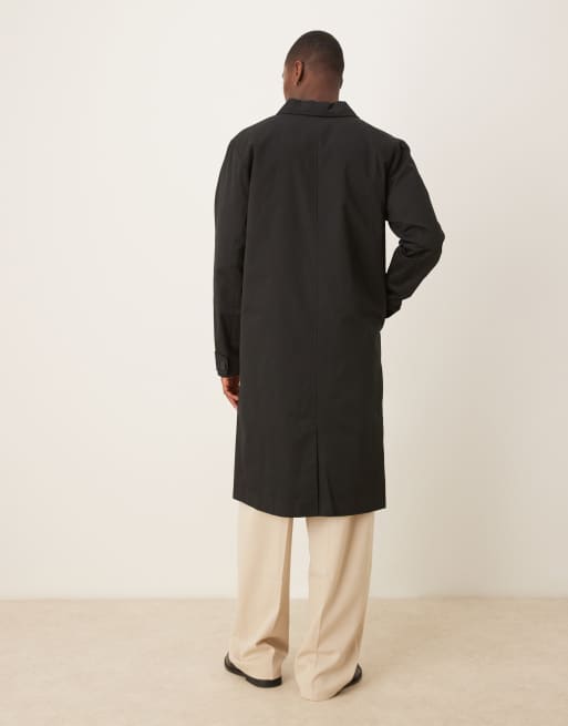 ASOS DESIGN trench coat in black, 2 of 4