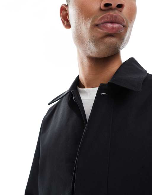 ASOS DESIGN trench coat in black, 2 of 4