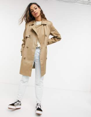 Asos beige trench outlet coat