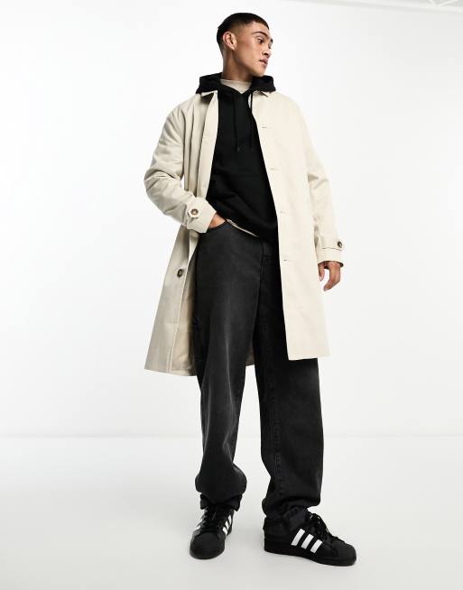 Asos long 2025 coat mens