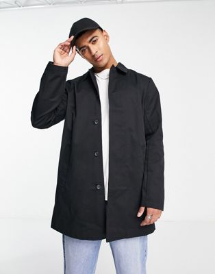 ASOS DESIGN lightweight trench coat in black - ASOS Price Checker