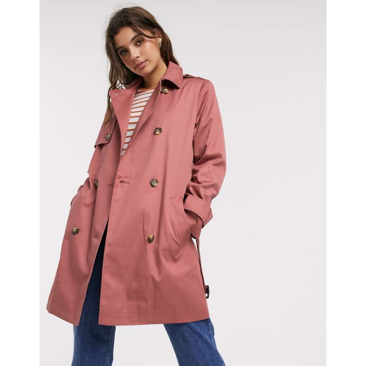 ASOS DESIGN Trench coat Rose poudr