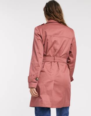trench coat rose poudre