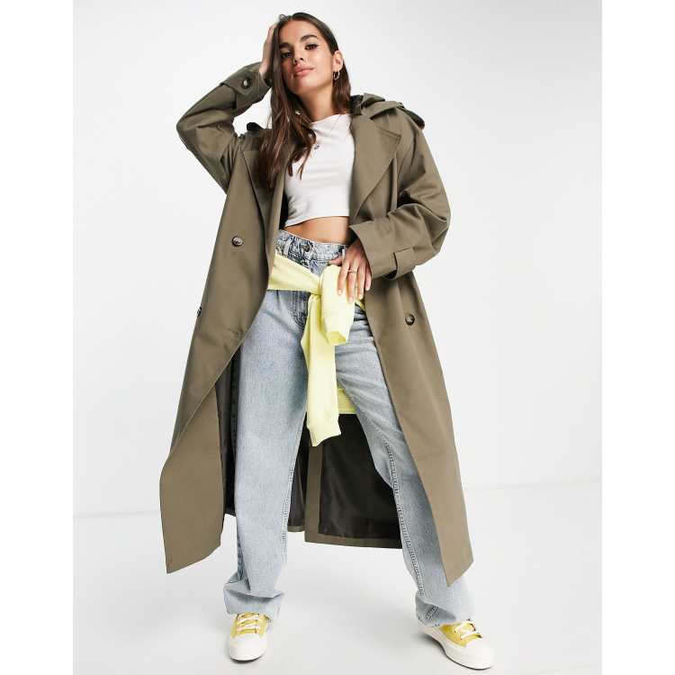 Trench coat cheap with hood