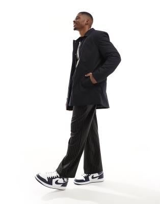 ASOS DESIGN trench coat with quilted lining in black - ASOS Price Checker