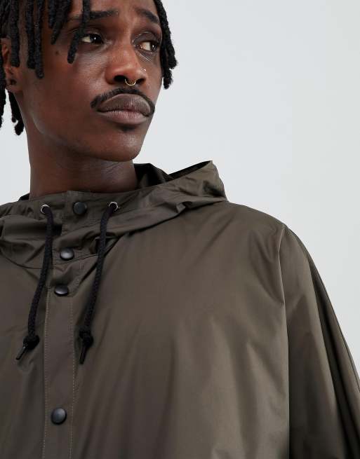 ASOS DESIGN - Trench imperméable - Vert, 3 de 4