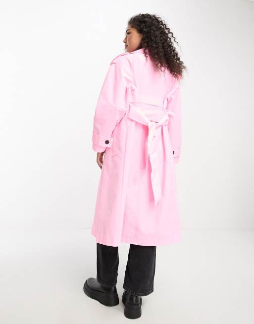 Asos clearance neon coat