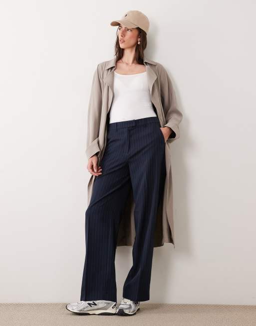 ASOS DESIGN - Trench morbido taglio lungo color fungo