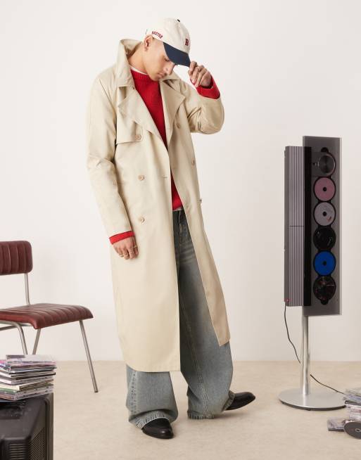 ASOS DESIGN - Trench oversize color écru