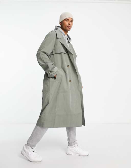 ASOS DESIGN - Trench oversize color kaki