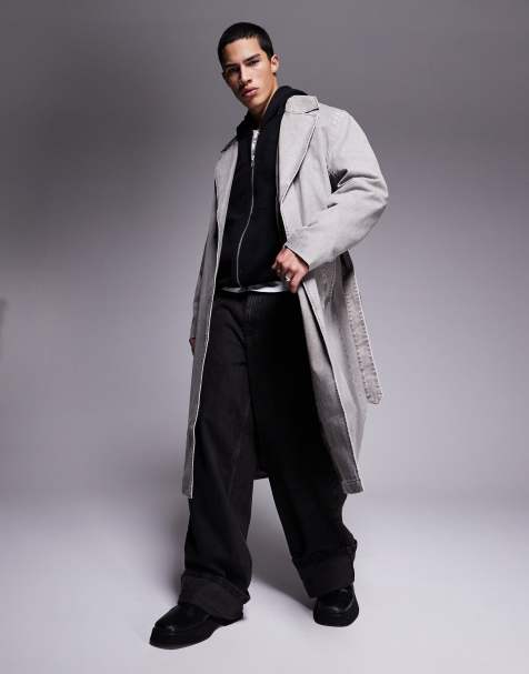 ASOS DESIGN - Trench oversize color pietra slavato - view 1