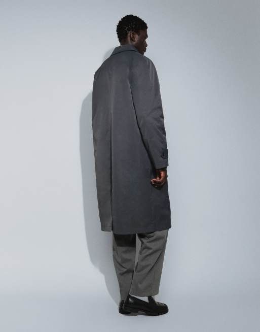 ASOS DESIGN trench oversize gris charbon, 5 de 9