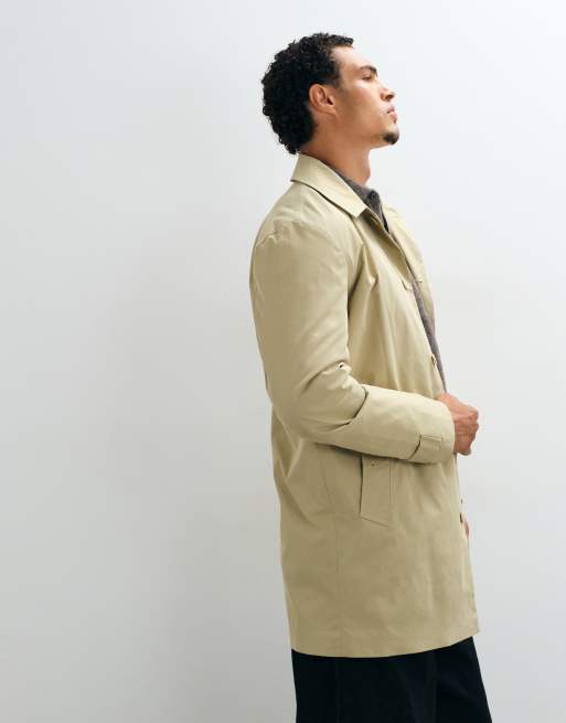 ASOS DESIGN - Trenchcoat in kiezelkleur, 5 van 5
