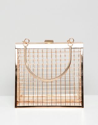 cage clutch bag