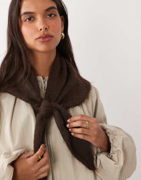 ASOS DESIGN - triángulo grande en chocolate - view 1