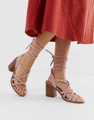 asos ankle tie sandals