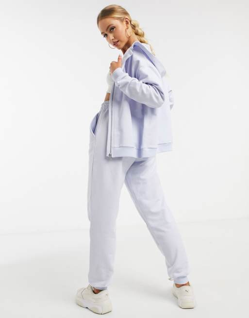 ASOS DESIGN - Træningssæt oversized hættetrøje med lynlås / oversized joggingbukser
