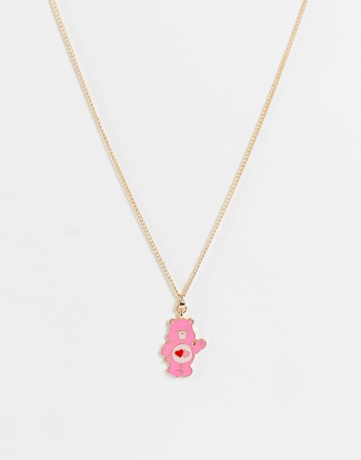 ASOS DESIGN - Troetelbeertjes - Ketting met bedelhanger in goudkleur
