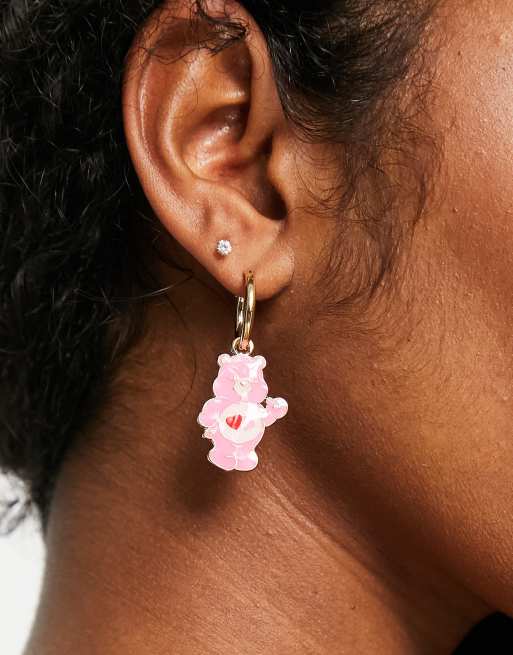 ASOS DESIGN - Troetelbeertjes - Oorringen met bedeltjes in goudkleur