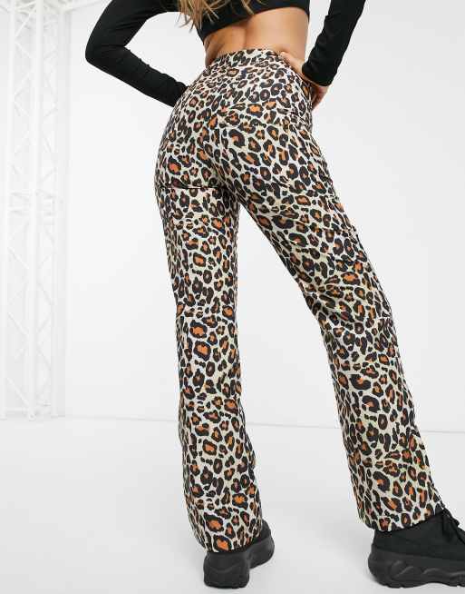 Leopard print trousers store asos