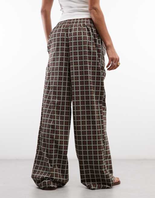 ASOS DESIGN trousers in check, 4 of 5