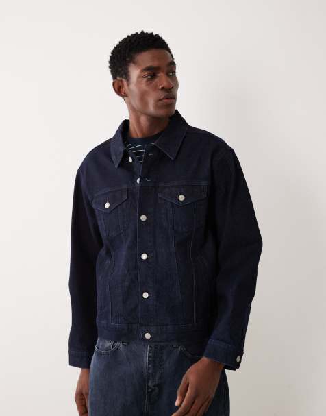 ASOS DESIGN - Truckerjack in raw wash - view 1