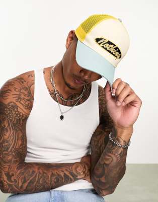 STETSON American Heritage Trucker pet Snapback Monochroom veelkleurig Unisex Alle seizoenen