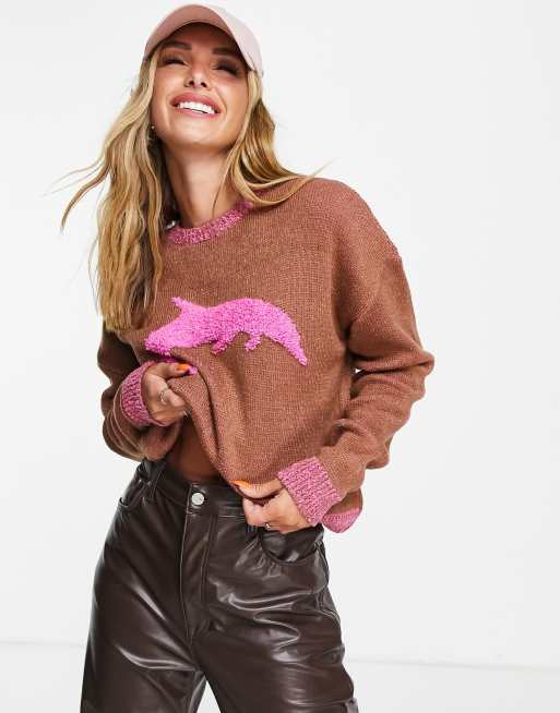ASOS DESIGN - Trui met dolfijn