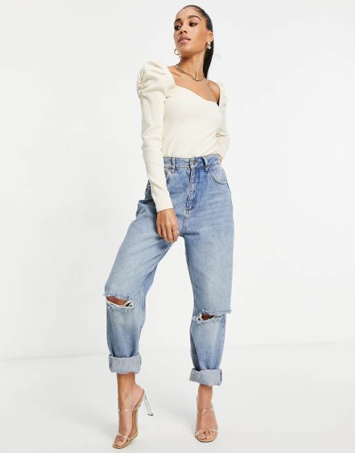 Trui met pofschouders sale