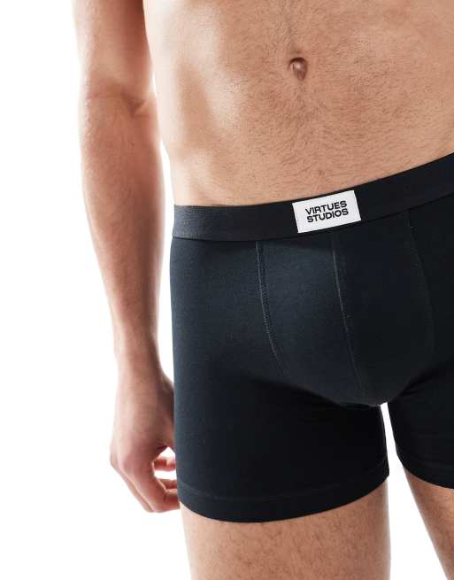 ASOS DESIGN trunk in black