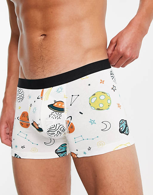 ASOS DESIGN trunk with space print