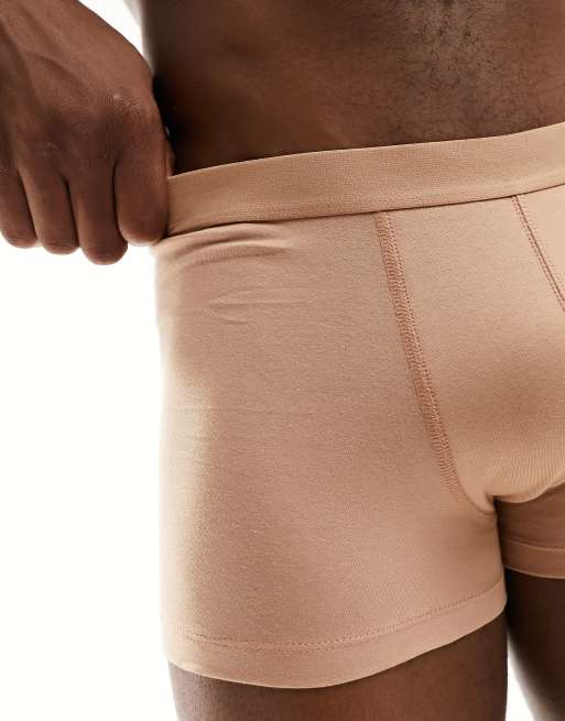 ASOS DESIGN trunks in beige