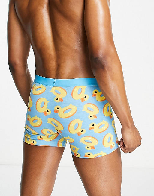 ASOS DESIGN trunks with rubber duck print, 2 of 4