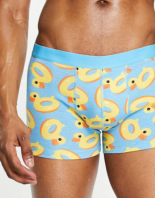 ASOS DESIGN trunks with rubber duck print, 4 of 4