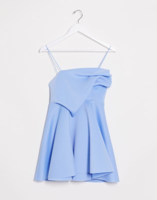 asos powder blue dress