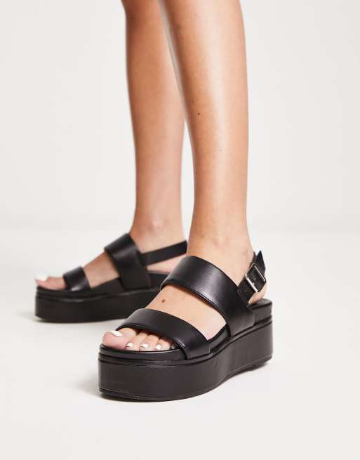 Asos black hot sale flatforms