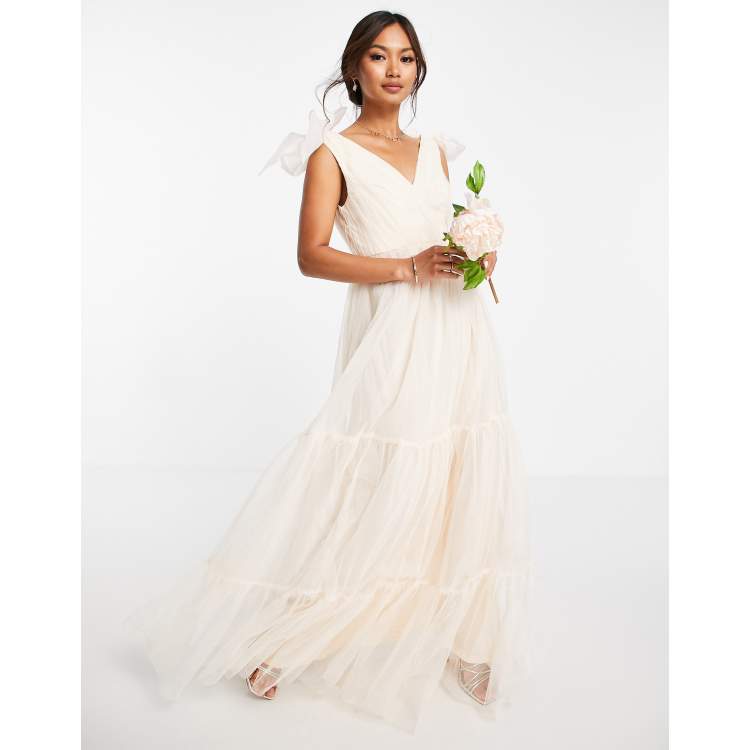 beige maternity maxi dress Cream Floral Deep V-Neck Maternity Maxi Dress