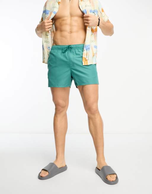 ASOS DESIGN – Turkosa korta badshorts, 4 av 4